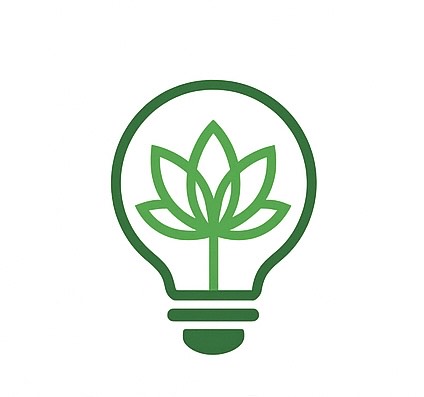 "Spiritual tech icon blending ancient wisdom with modern AI – Trisha Vision"