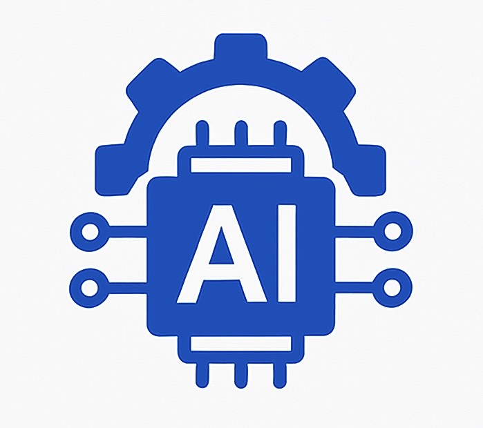 "Icon representing AI tools, automation, and smart technology for productivity – Trisha Vision"